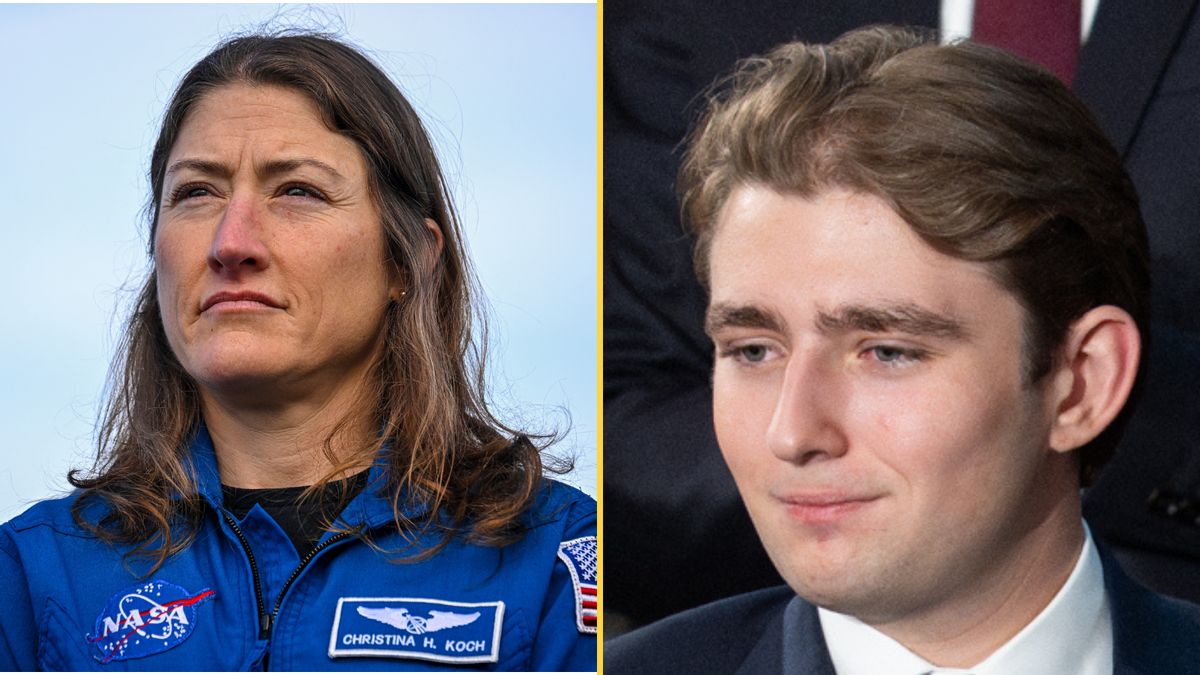 Don’t fall for story about Barron Trump telling Artemis II astronaut Christina Koch to ‘sit down’