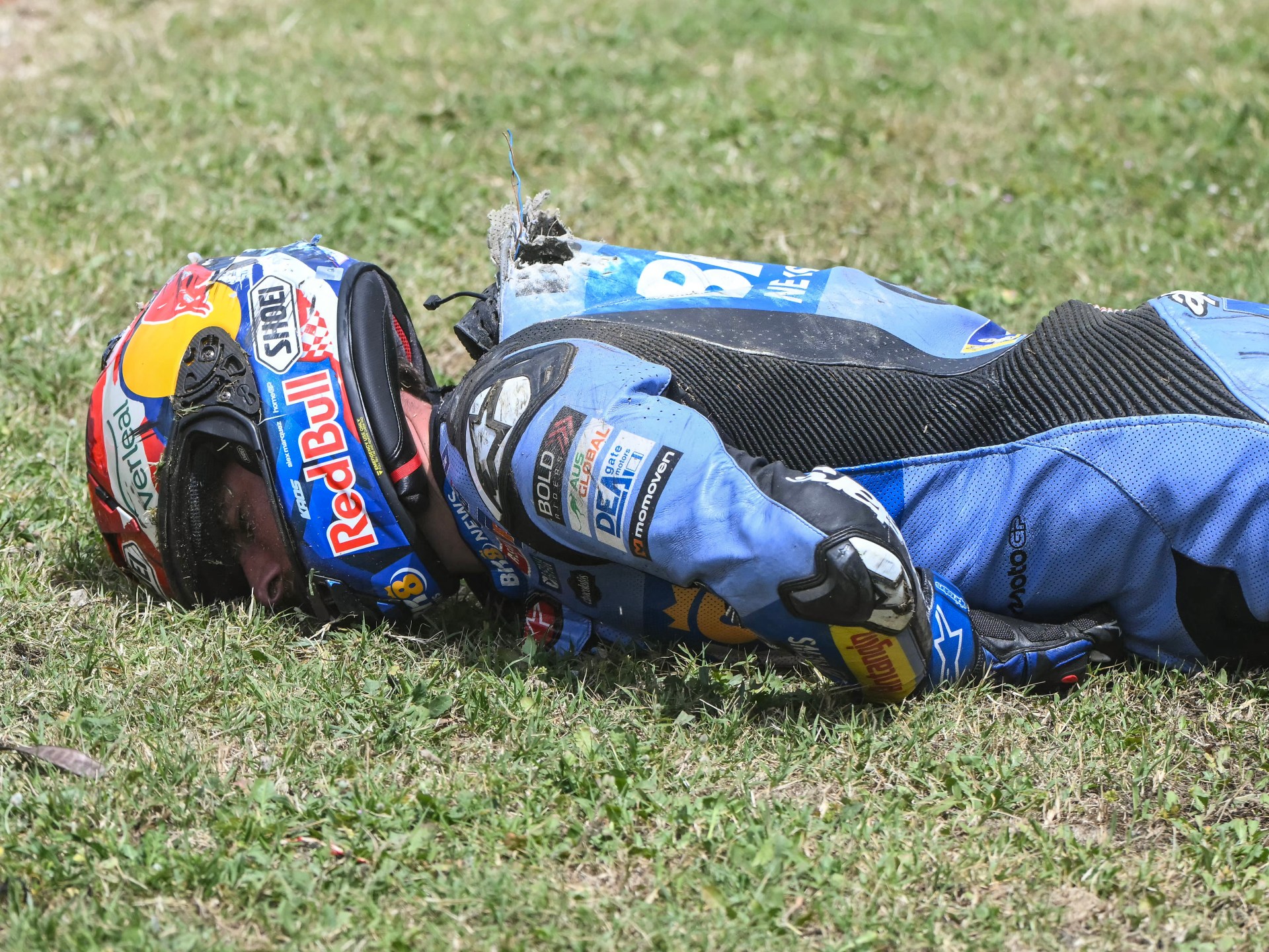 Fabio Di Giannantonio wins shortened Catalan MotoGP after Marquez crash