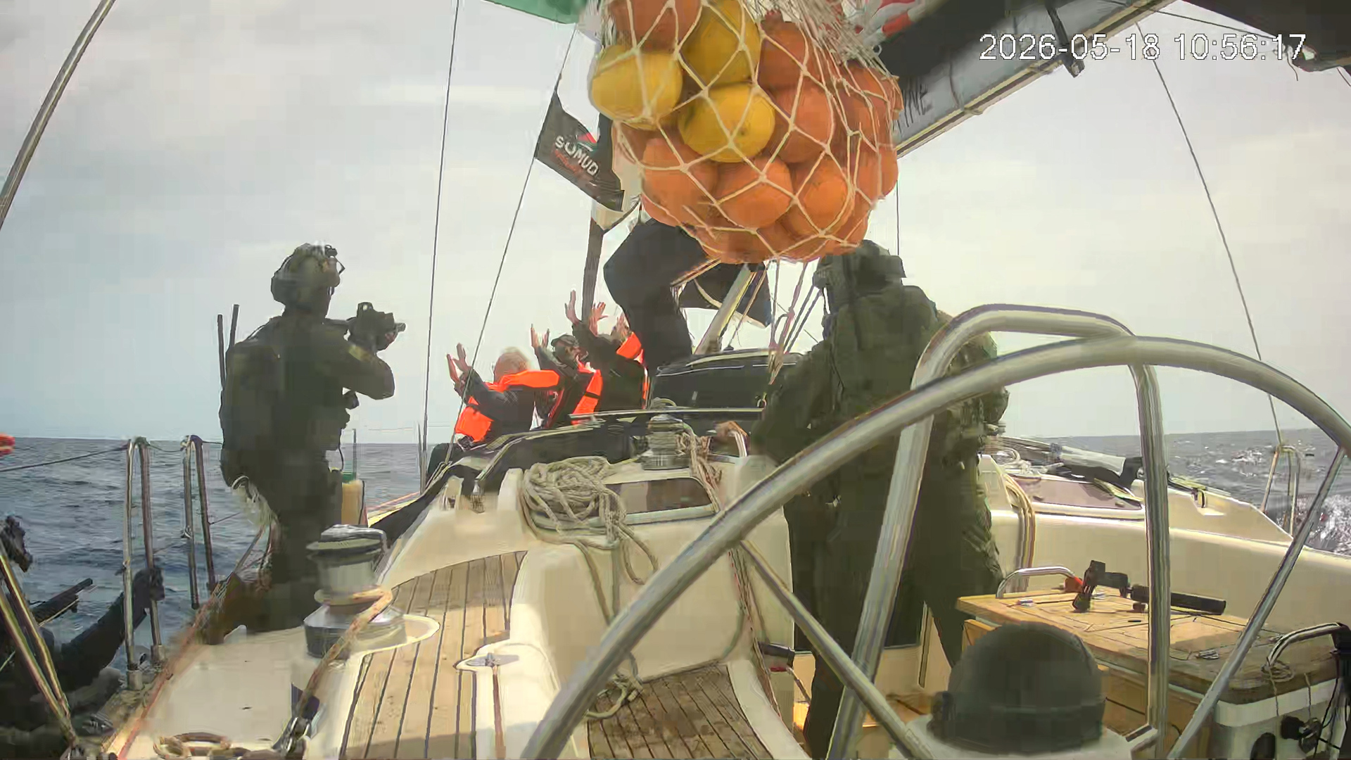Israeli forces begin intercepting Gaza-bound aid flotilla near Cyprus