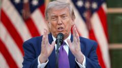 Trump administration unveils $1.8bn fund to compensate his allies as he drops tax lawsuit