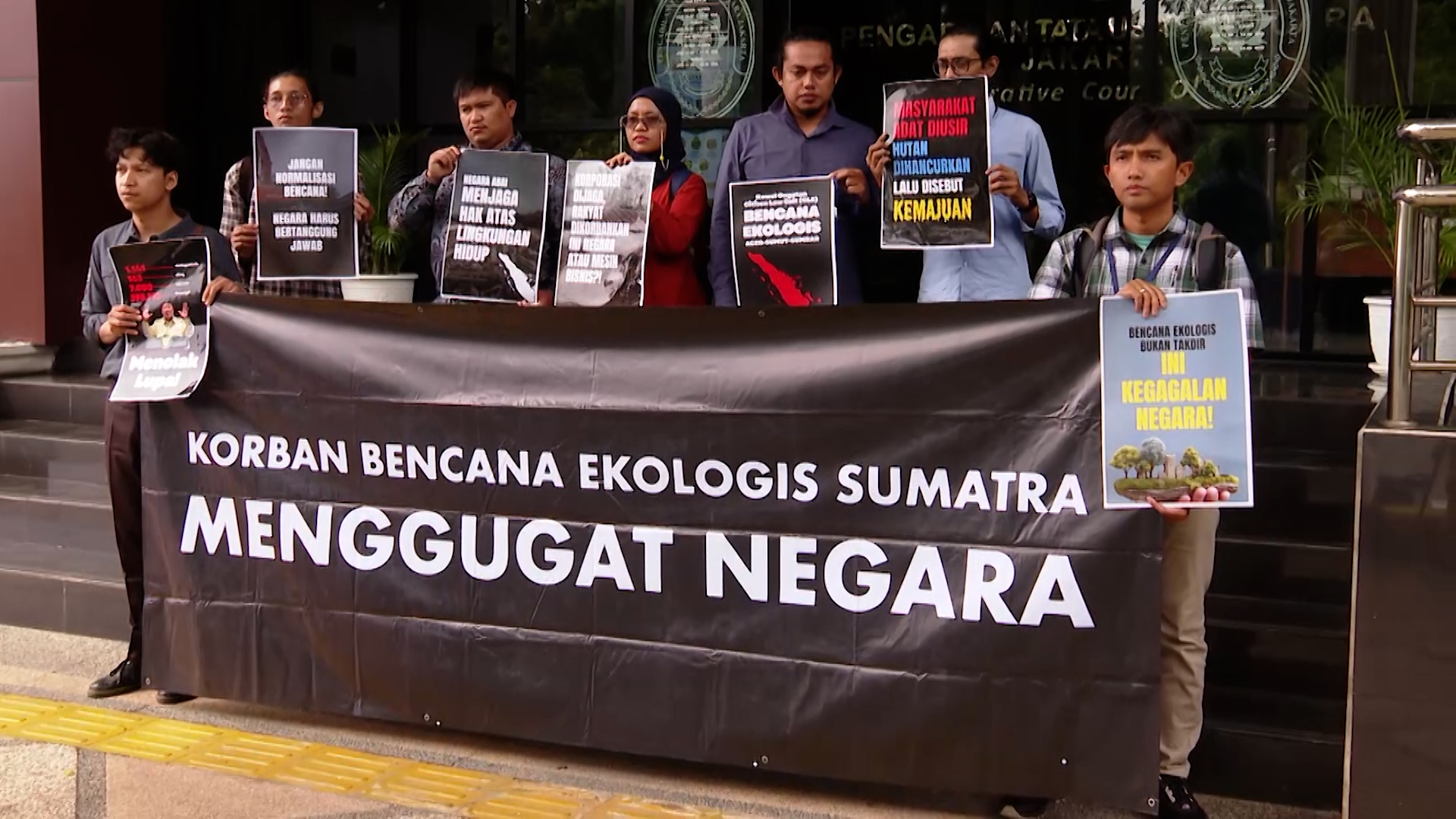 Indonesians sue government over deadly Sumatra flood response