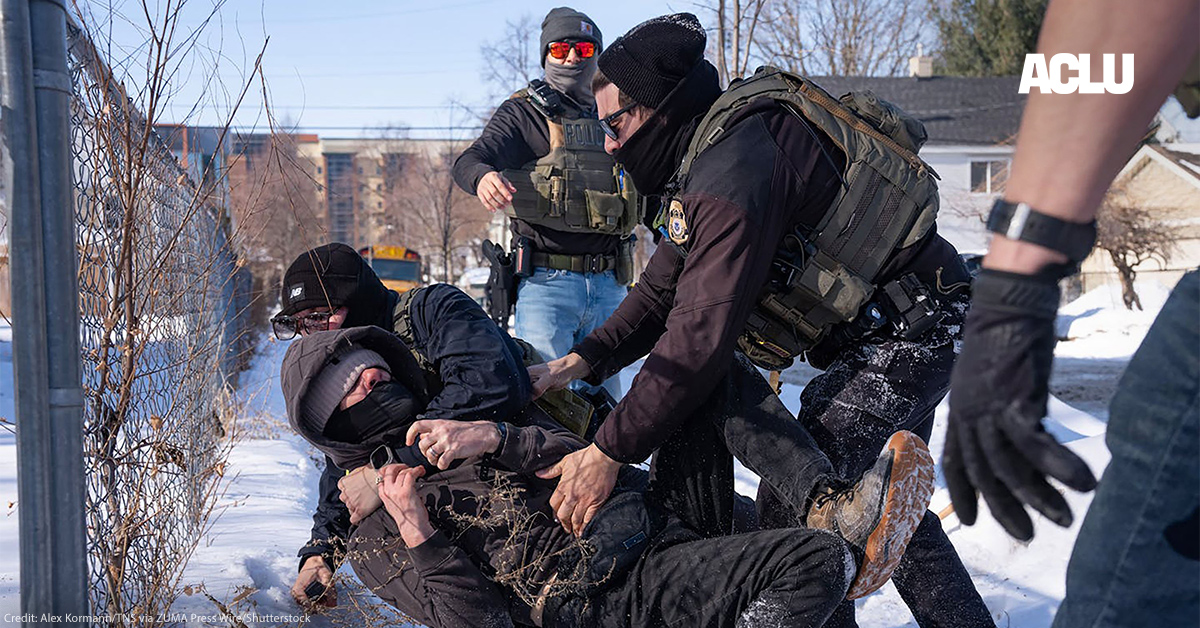 ACLU Calls on Congress to to Hold Federal Agents Accountable by Allowing People to Sue Them for Rights Violations