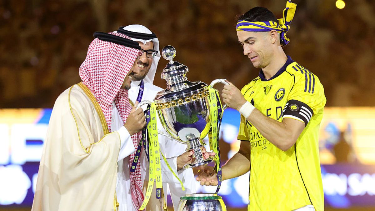 Ronaldo scores twice to seal Saudi Pro League at last with Al-Nassr