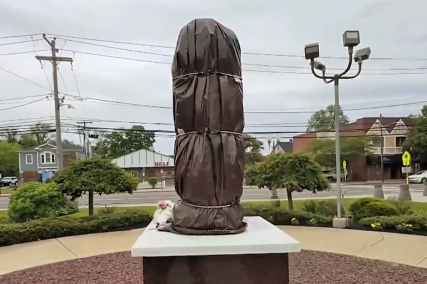 Long Island woman arrested after allegedly decapitating Jesus statue