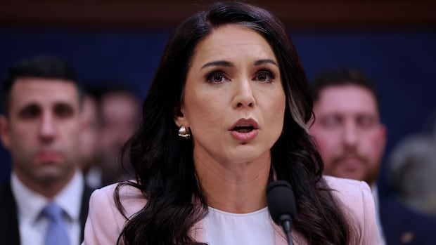 Tulsi Gabbard steps down as U.S. intel chief, citing husband’s cancer diagnosis
