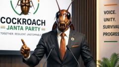 India’s parody ‘cockroach party’ claims website has been blocked