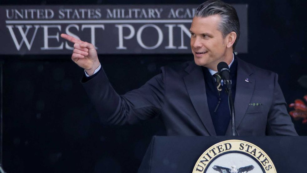 Hegseth says quiet part out loud during ceremony: ‘We’re sending you – perhaps – to war’