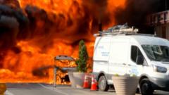 Watch: ‘Everybody back up!’ Moment car explodes in NYC