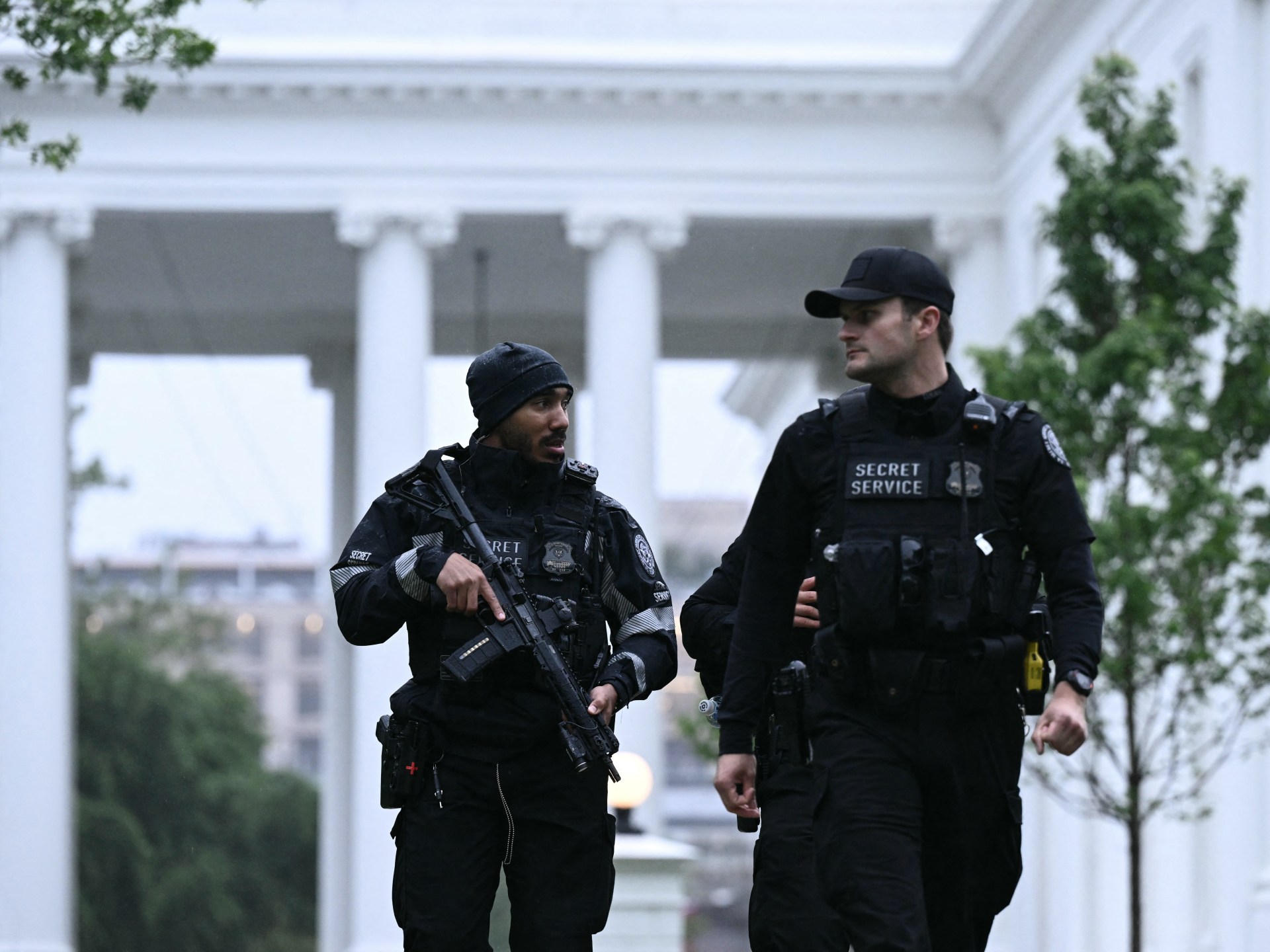 US police responding to dozens of shots fired near the White House