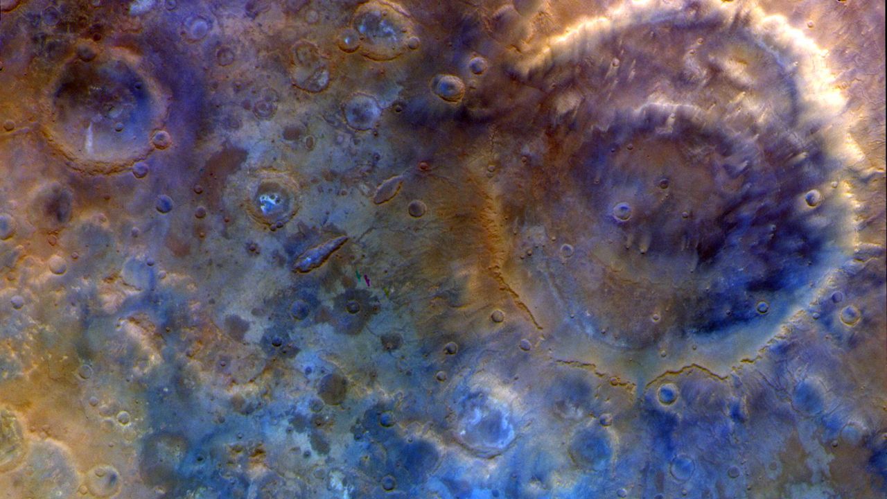 NASA spacecraft beams back blue images of Mars on its way to a metal asteroid — Space photo of the week