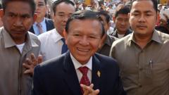 Cambodia’s former opposition leader receives royal pardon for 27-year sentence