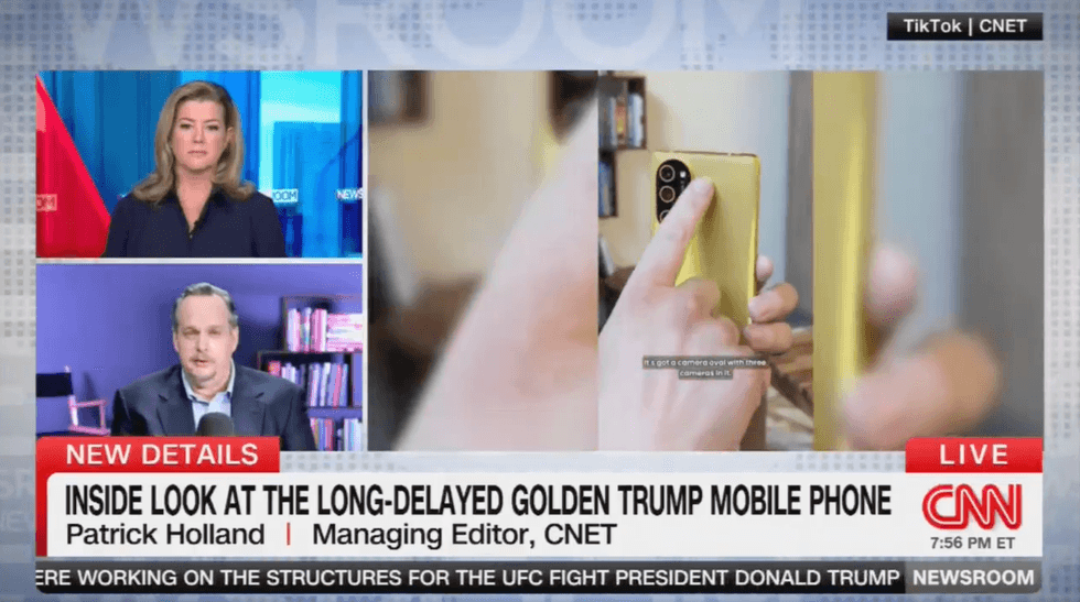 Reporter delivers brutal review of gold Trump phone: ‘Kind of looks like a urine sample’