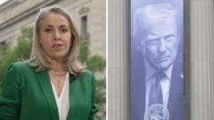 How Trump is transforming Washington – by adding his face everywhere