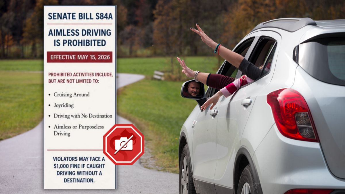 Laws banning ‘aimless driving’ haven’t taken effect in New York, other US states