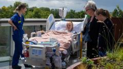 ‘I forgot what it feels like to be outside’ – First rooftop intensive care ward opens
