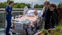 ‘I forgot what it feels like to be outside’ – First rooftop intensive care ward opens
