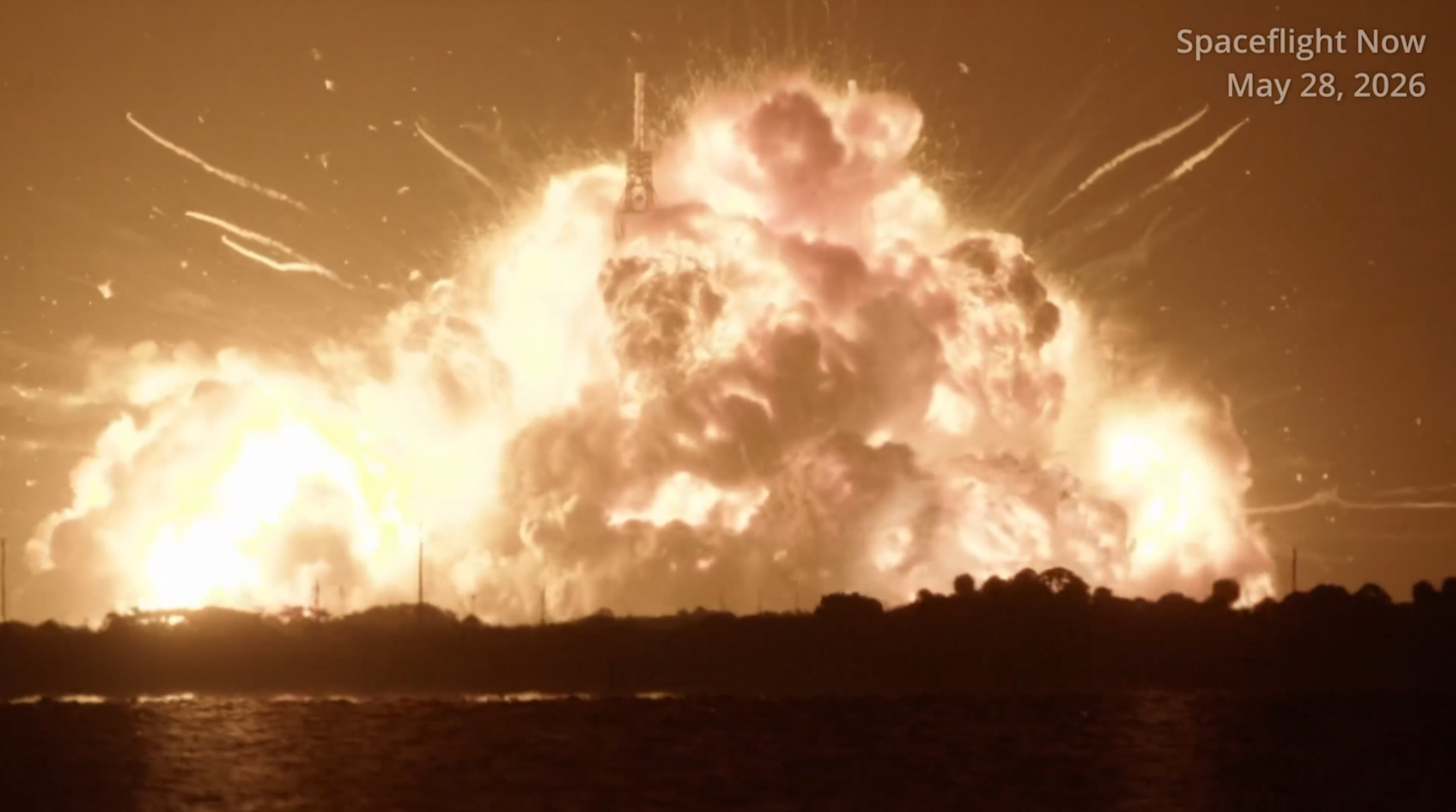 Blue Origin rocket explodes on launch pad during test