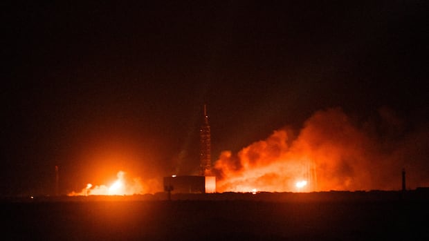 Blue Origin’s New Glenn rocket explodes on launchpad at Cape Canaveral