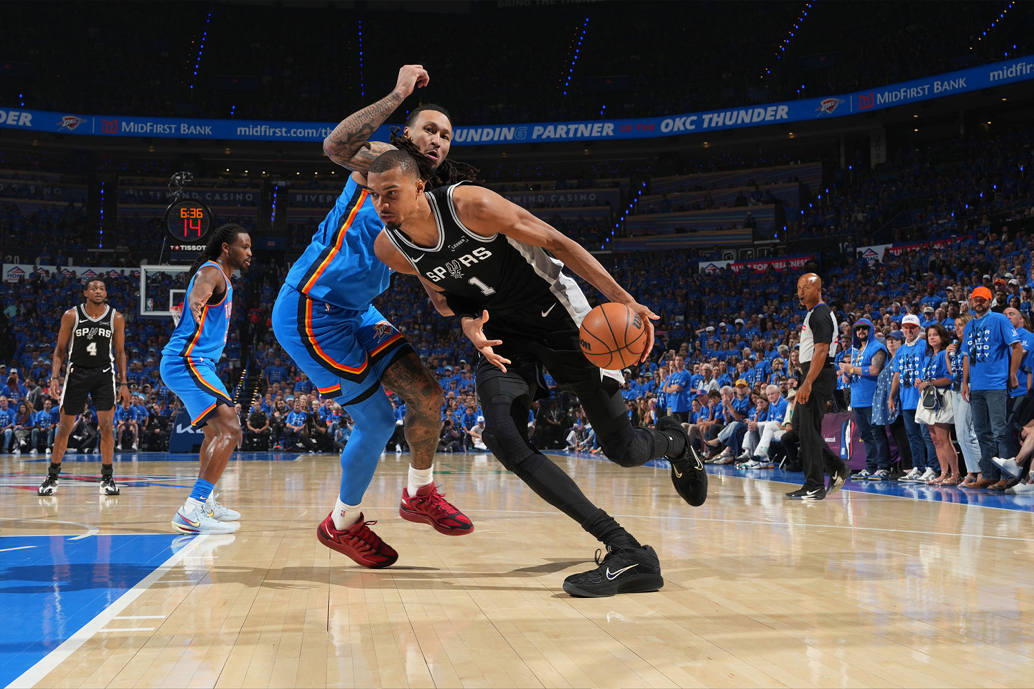 Spurs advance to NBA Finals, ousting reigning champion Thunder
