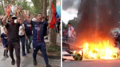 Between celebration and confrontation: Paris after PSG victory