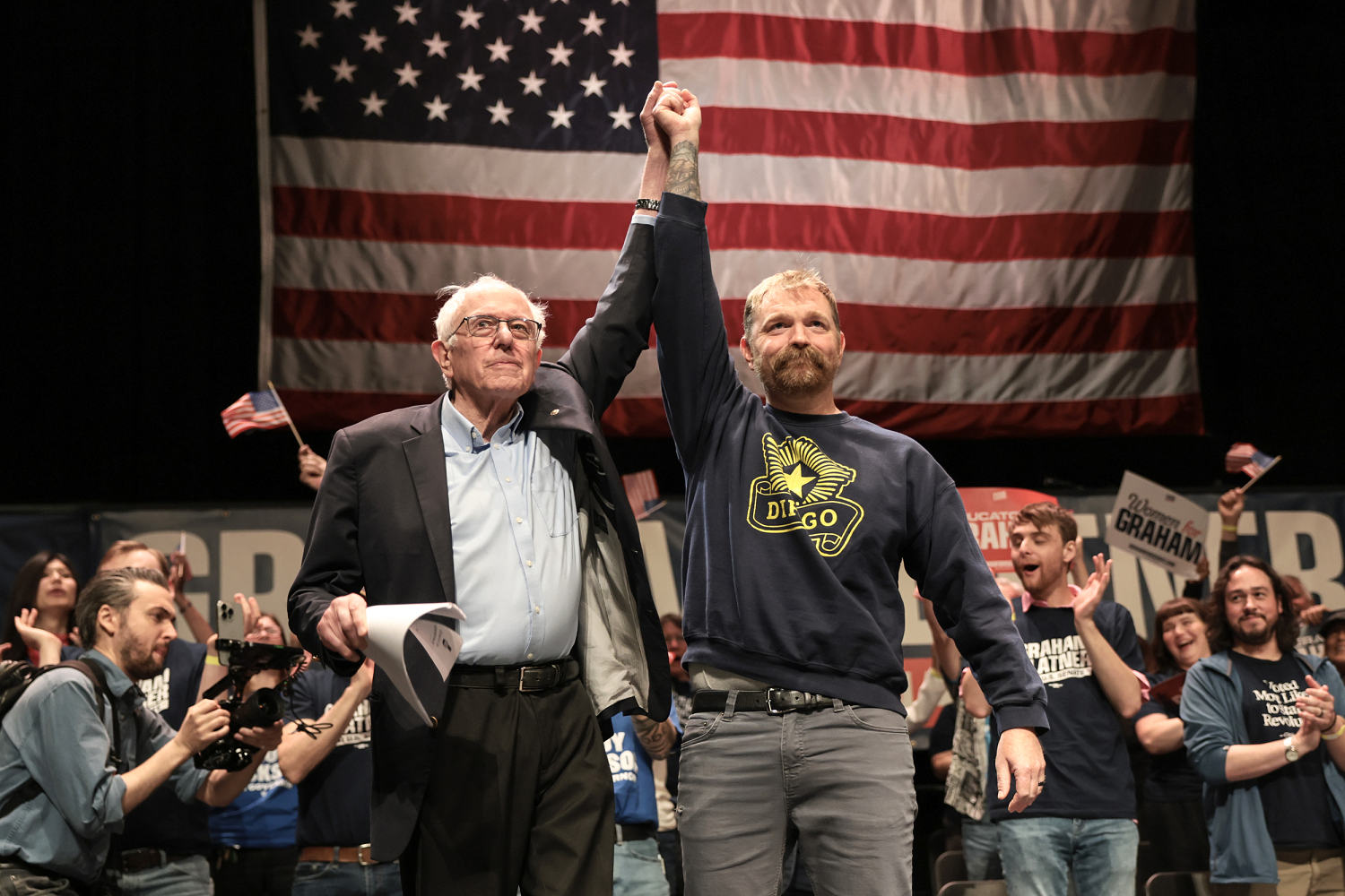 Bernie Sanders defends Graham Platner after reports of sexually explicit text messages
