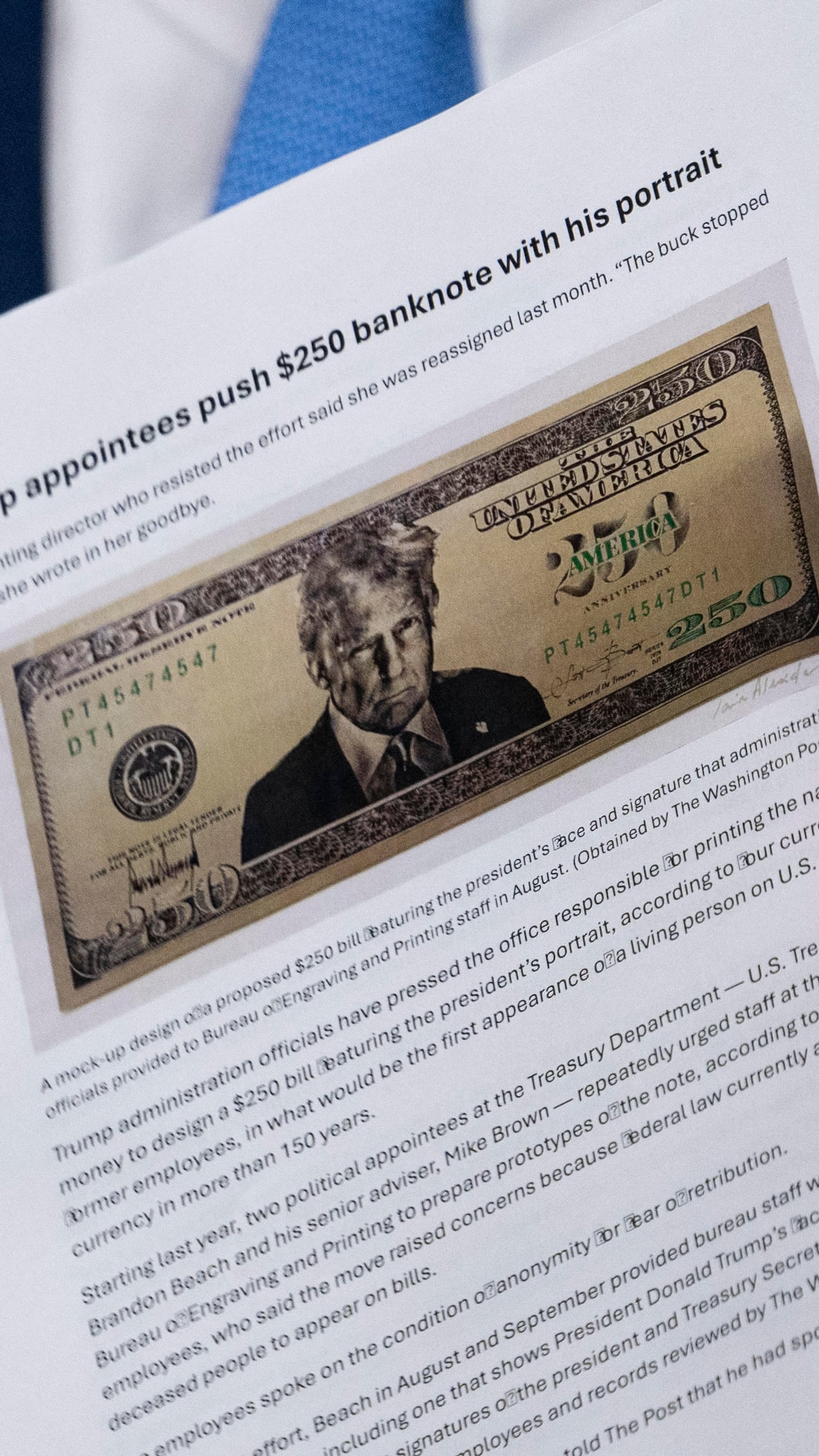 A Trump $250 Bill | About That