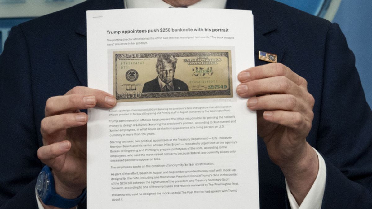 Was Treasury official fired for opposing $250 bill featuring Trump’s face?