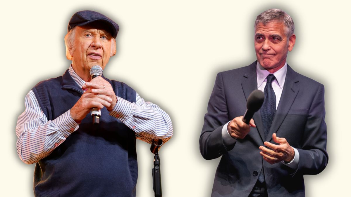 Did George Clooney verbally attack Southern gospel singer Bill Gaither, other celebrities over political views?