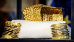 Three jailed over heist of ancient golden helmet from Dutch museum
