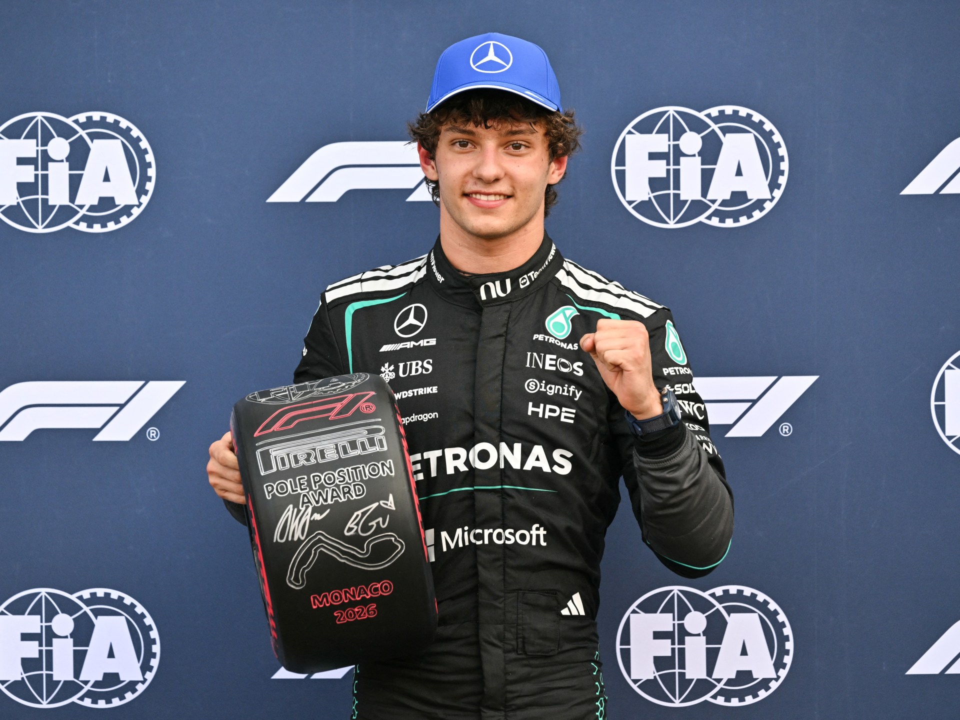 Teenager Antonelli snatches Monaco pole with ‘magic lap’ for Mercedes
