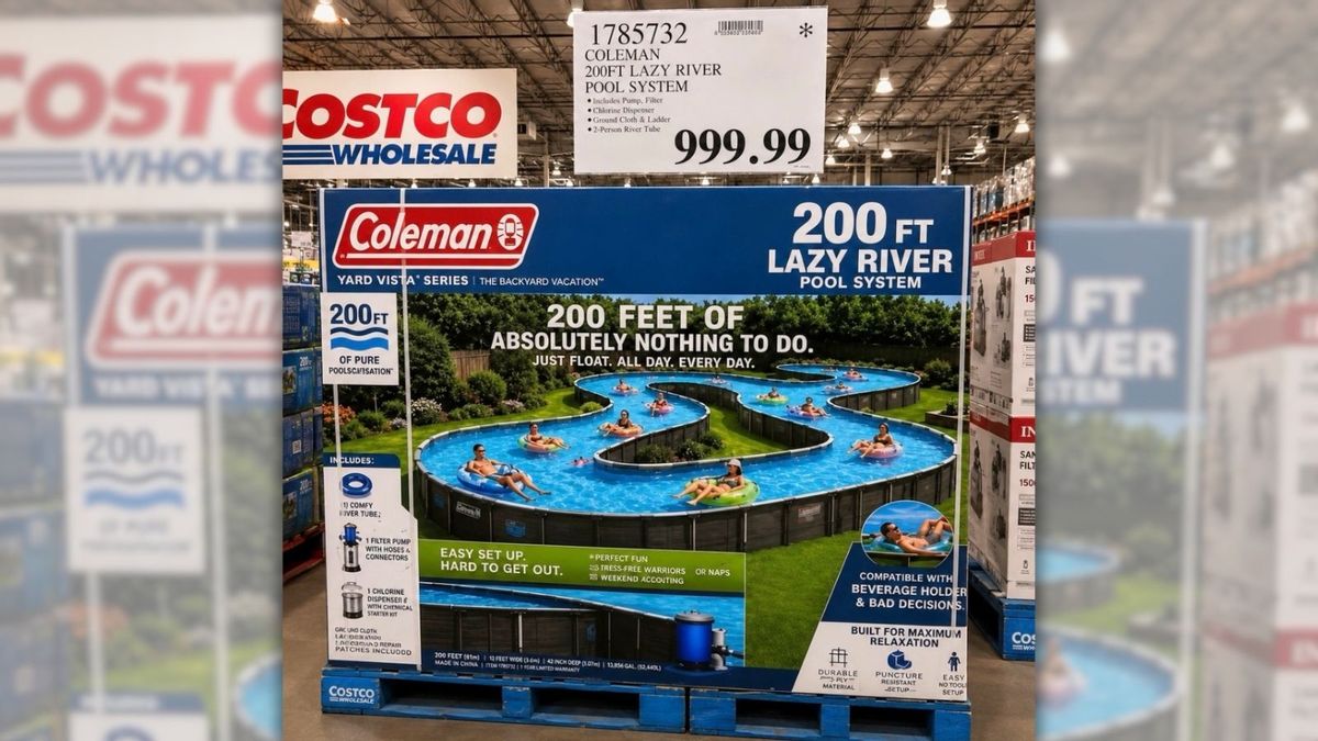 Is Coleman lazy river pool real and sold at Costco?
