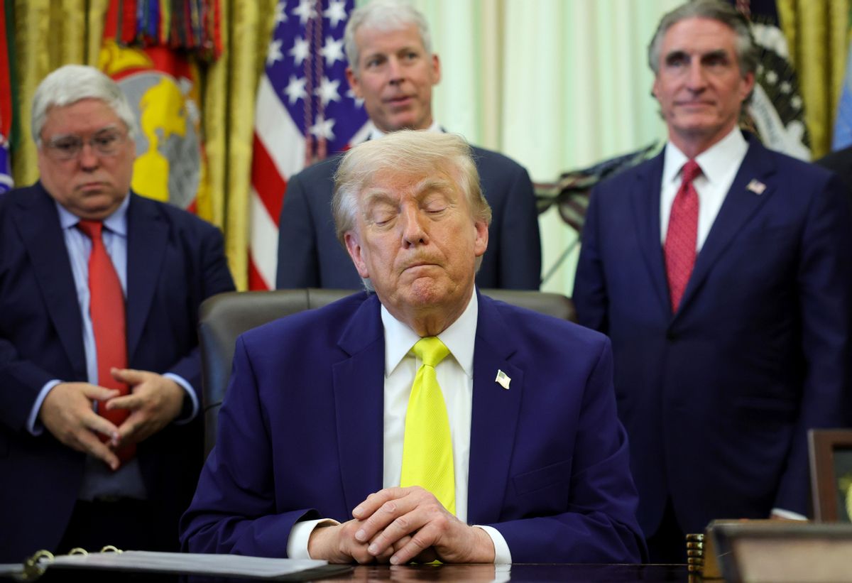 Trump dozed off in Oval Office. Did he wake himself up with a fart, as video allegedly shows?