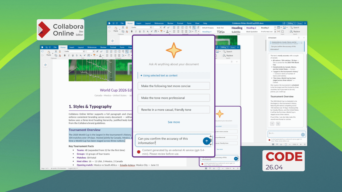 Collabora's CODE 26.04 Release Might Be Its Biggest One Yet