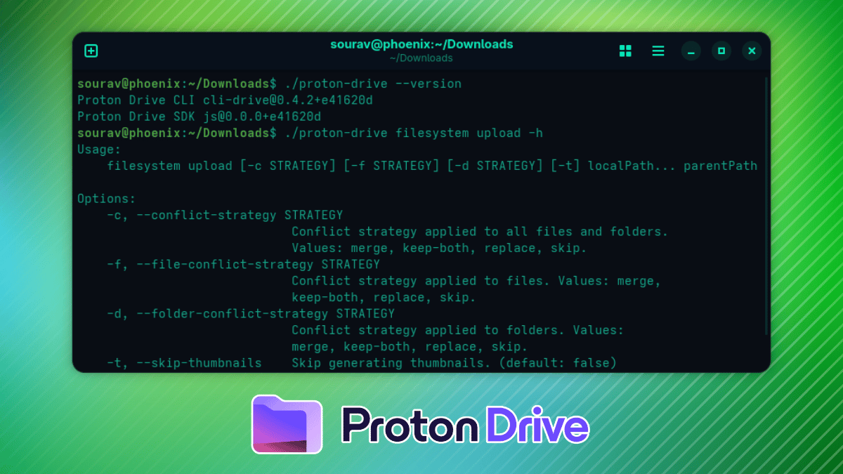 Good News For Linux Terminal Junkies! Proton Drive Now Has a CLI