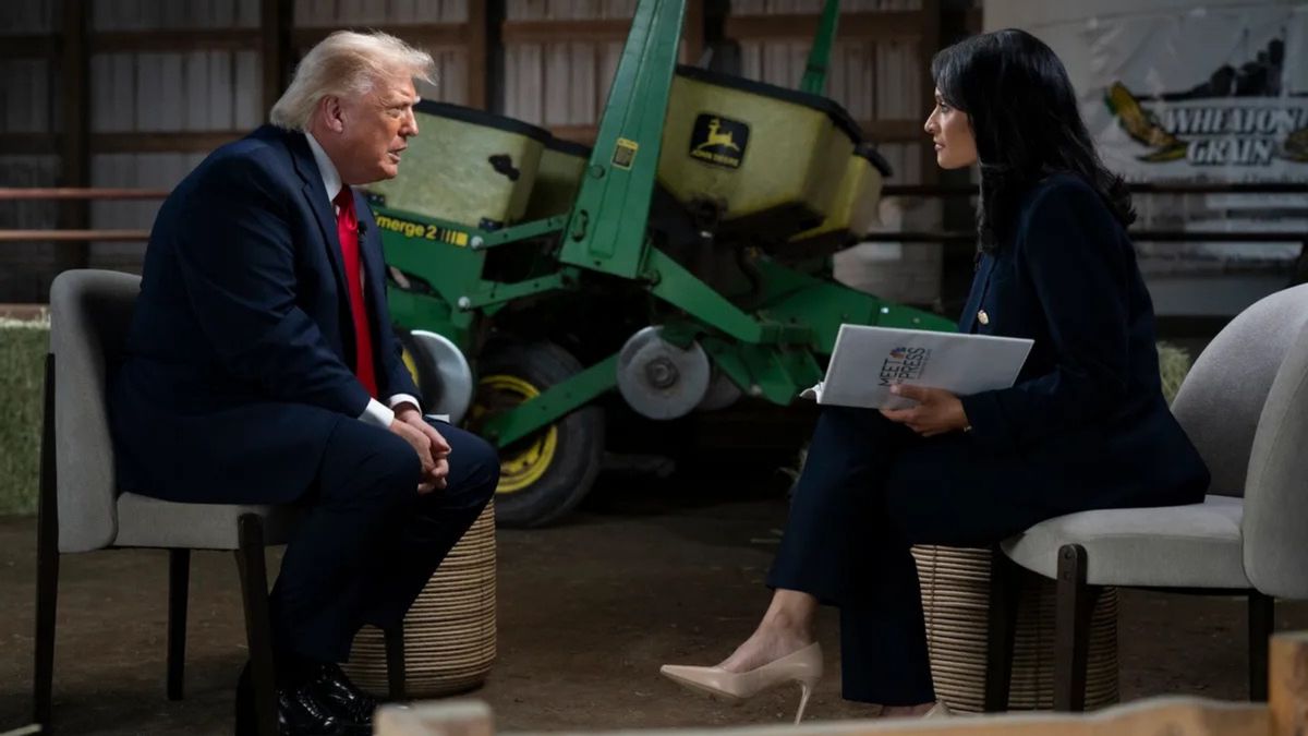 Did NBC suspend ‘Meet the Press’ host Kristen Welker after Trump walked out of interview?