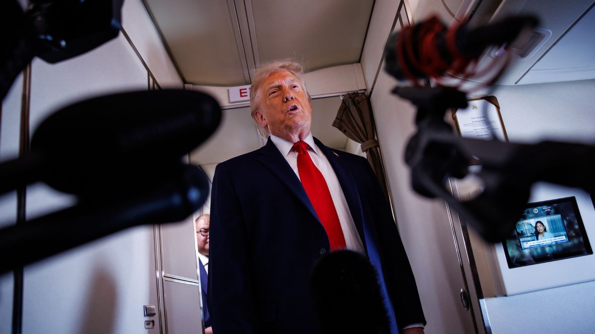 Did Trump say ‘Meet the Press’ interviewer Kristen Welker kept staring at his ear?