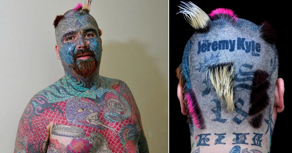 UK’s most tattooed man Bodyart admits he is ‘petrified’ of needles