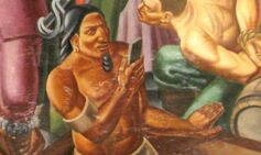 Native American ‘smartphone’ in 1937 painting sparks time travel conspiracy debate