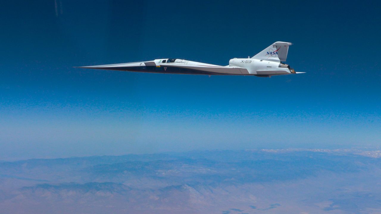 NASA’s experimental X-59 jet breaks sound barrier for 1st time in step toward ‘quiet supersonic’ technology