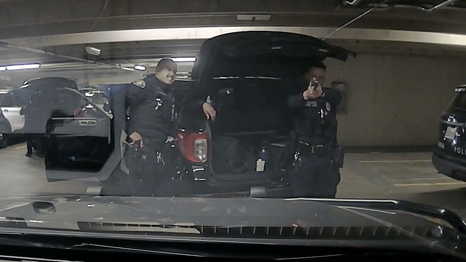 Dashcam shows US cop accidentally shooting colleague during ‘horseplay’