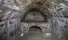 Archaeologists find ‘best preserved’ painting of Jesus on walls of tomb