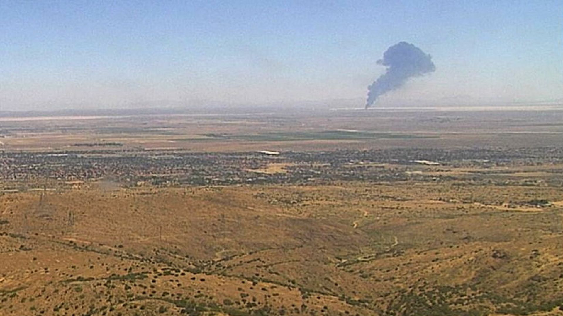 US B-52 bomber crashes shortly after take-off