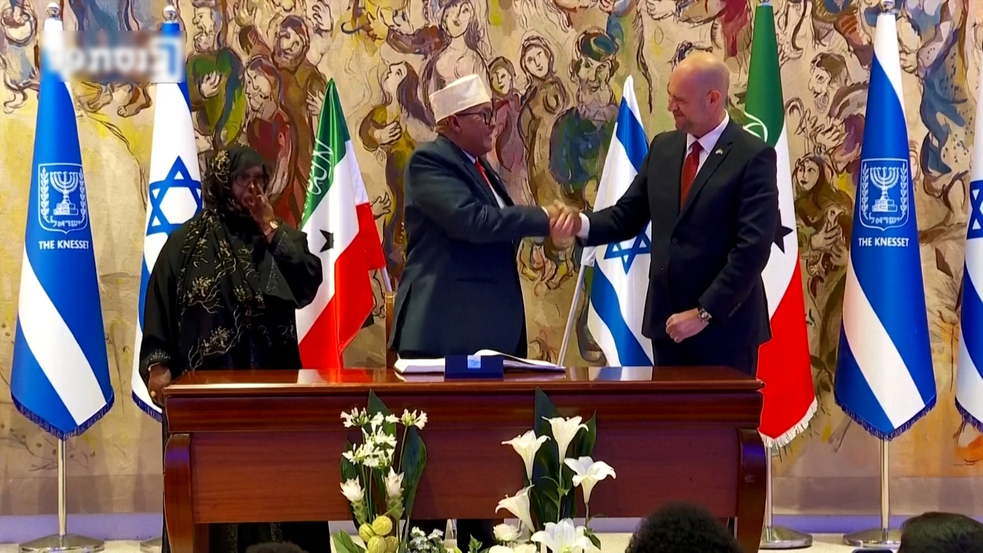Somaliland president visits Israeli Knesset on tour
