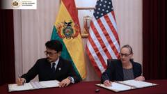 Bolivia signs $20m deal with US to fight drug trafficking, foreign ministry says