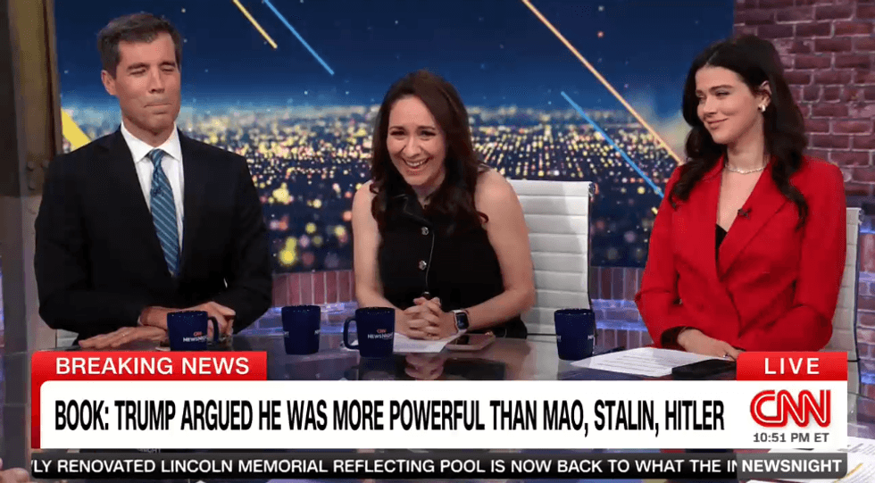 ‘It’s not a joke’: CNN pundits crack up while reading new detail in Trump tell-all