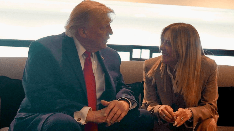 Italy’s prime minister cheered across world as she delivers ‘thrashing’ to Trump