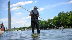 Trump says repairs to algae-plagued Reflecting Pool will begin immediately