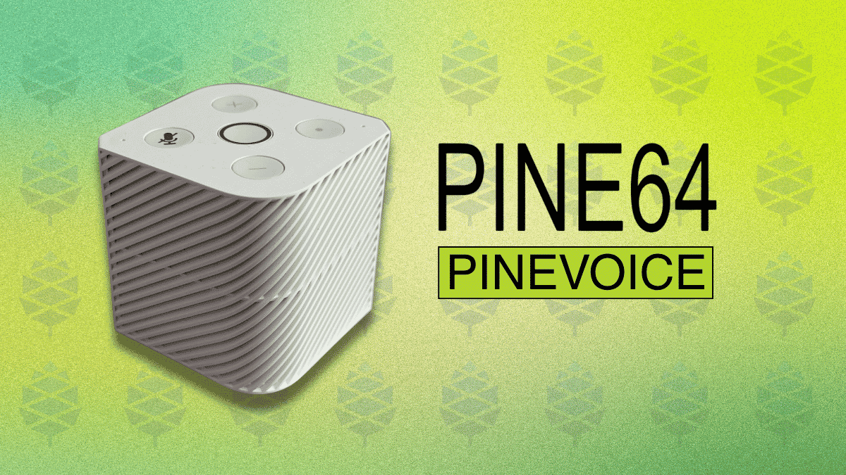 PINE64's Smart Speaker is a Home Assistant Powered Alternative to Amazon Echo