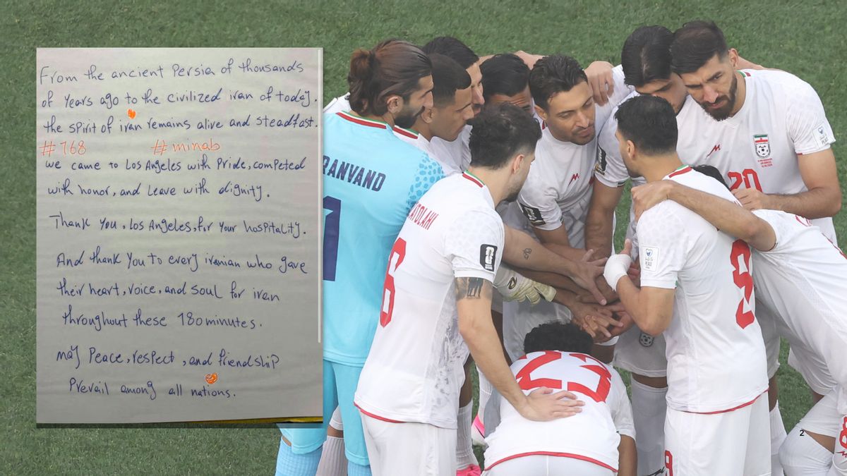Iran soccer team’s message thanked LA for hospitality after World Cup match