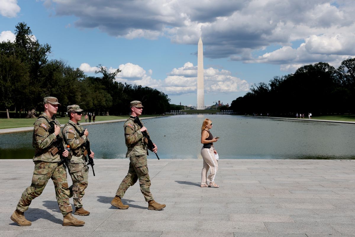 Trump blamed ‘vandals’ for reflecting pool damage without providing evidence